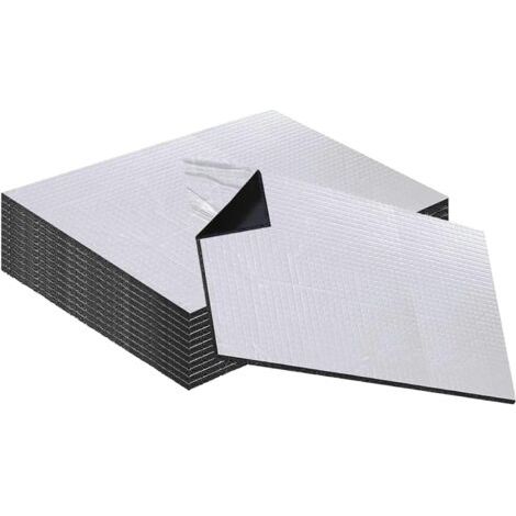 Selbstklebende Schalldämmmatte, 10 selbstklebende Schalldämmplatten, 400 × 250 × 5 mm für Pkw und Transporter, Wärmedämmung, Vibrationsdämpfung