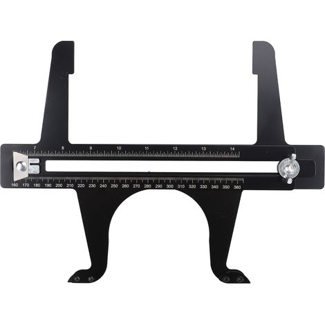 Gauge de Réglage de Frein 6.5-14.25in Double Échelle Inox Kit Mesure Réglage Tambour (1/5)