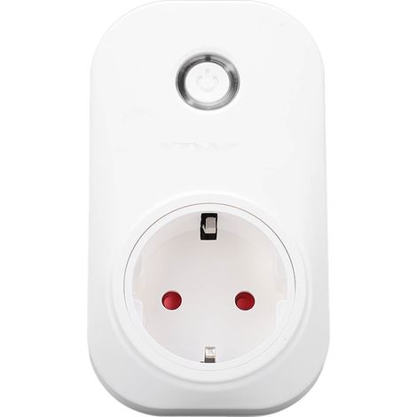 Intelligente WLAN-Steckdose (2,4 GHz) mit Sprachsteuerungs-App, 433-MHz-Funkschalter, Timer für Google Assistant, 90–250 VEU-Stecker (1/5)