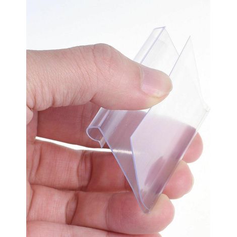 Porte-étiquette En Plastique Transparent Porte-étiquette De Prix De Détail 50x42mm
