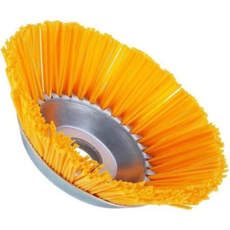 Tête de Débroussailleuse en Nylon Indestructible Brosse, 8 Pouces Multifonctions pour Tondeuses à Gazon (1P) DEBROUSSAILLEUSE (1/4)