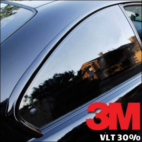Pellicola omologata ABG oscuramento Vetri Auto serie Black Shade di 3M BS 30% Misura - 50cm x 3 Metri