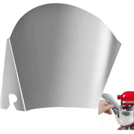 Goulotte verseuse compatible avec robot pâtissier, robot de sécurité en acier inoxydable (1/4)