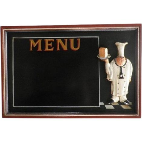Chef Menu Blackboard - L3 x W60 x H40 cm