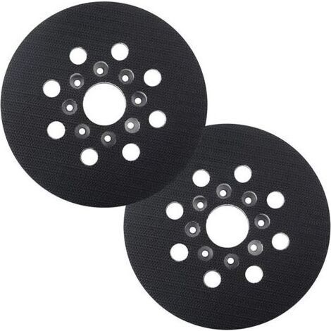 125 mm Plateau de ponçage Compatible avec Bos-ch PEX 220 A,GEX 125-1 AE,PEX 220 AE, Skil 7402/7490,2 pièces (1/4)