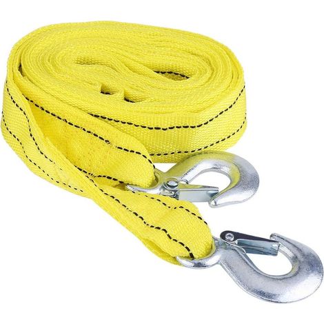 Corde de remorque, câble de remorquage de 4 m Voiture Universelle 5 tonnes Corde de remorquage Corde de remorquage de Voiture Corde de remorquage de Sauvetage Routier câble de traînée (1/5)
