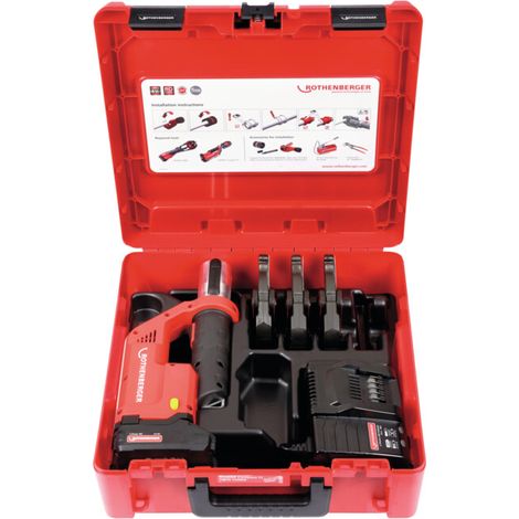 Machine à presser Rothenberger ROMAX Compact TT jeu de mâchoires de pressage U16-20-25, 1x2Ah, UE