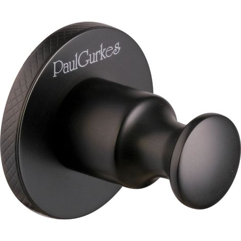PaulGurkes Handtuchhaken Matt-Schwarz Serie NOX (1/3)