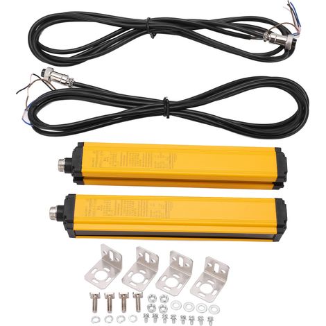 BEM0820‑A‑140NB Barrière immatérielle de sécurité 4 faisceaux IP65, capteur infrarouge à 20mm, écran lumineux anti‑interférence. (1/5)