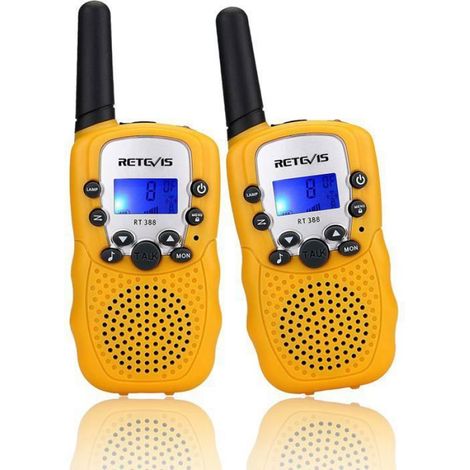 Talkie-walkie RT388 pour enfants, jouet pour garçons et filles de 6 à 12 ans, idéal pour les voyages, le camping, la (1/5)