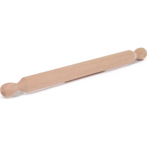 Lupia - Mattarello in Legno massello statico, Lunghezza 47 cm, Diametro 4 cm, Strumento da Cucina Robusto e Durevole per Preparare Pizza, Pasta Fresca e Biscotti per Chitarra (1/4)