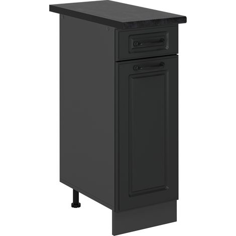 Meuble cuisine R-Line, Anthracite campagne, 30cm , PT Anthracite, Vicco (1/5)