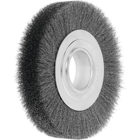 Lessmann Draht-Rundbürste Stahldraht 0,20 mm, Bürsten-⌀xBesatzbreite: 178X32 mm