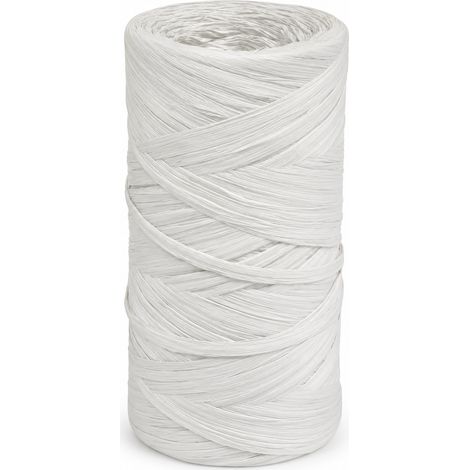 RAFIA SINTETICA A GOMITOLO gr. 200 circa - avorio- 20 kg - LIF