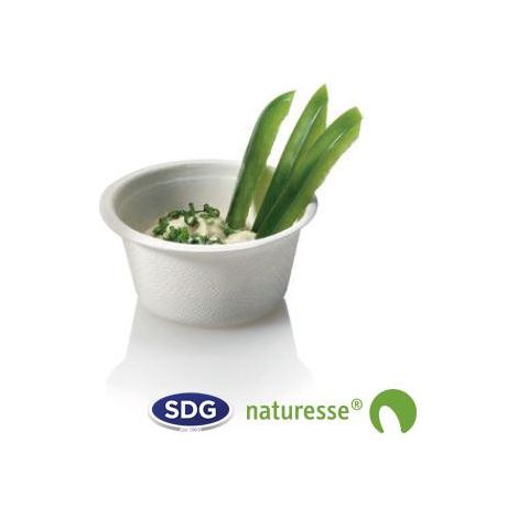 Coupelle jetable Finger Food 60 ml en cellulose - 2000 pièces - Ecobioshopping