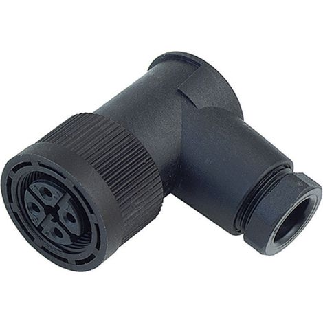 binder 09-0440-00-04 Sensor-/Aktor-Steckverbinder, unkonfektioniert M18 Buchse, gewinkelt Polzahl S