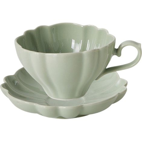 Tasse à café en céramique crème, couleur unie, élégante, tasse à thé, tasse à lait, tasse à petit-déjeuner.