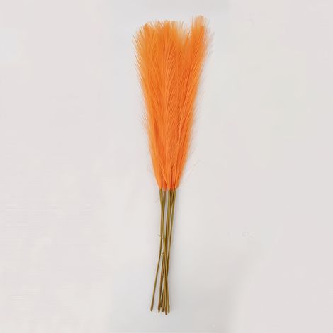Décoration Artificielle de Roseau à Plumes en Gros, Fleur Éternelle Herbe de Pampa 55cm, Style Nordique Bohème (1/5)