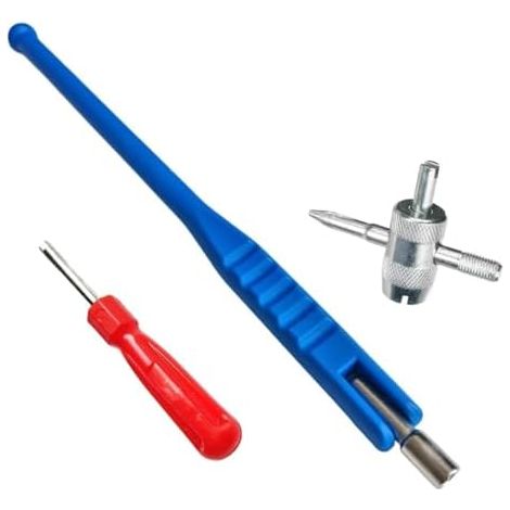 3 Pièces Extracteur Valve Voiture,Kit D'outils De Réparation Pneu pour Voiture,Valve Outil, de Tige en Métal,Outil D'extraction Valves,Valve Core Remover,Voiture -