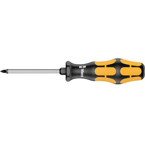 Tournevis cruciforme WERA serie 900 heurtoir integre PH1x90mm, quatre pans (1/2)
