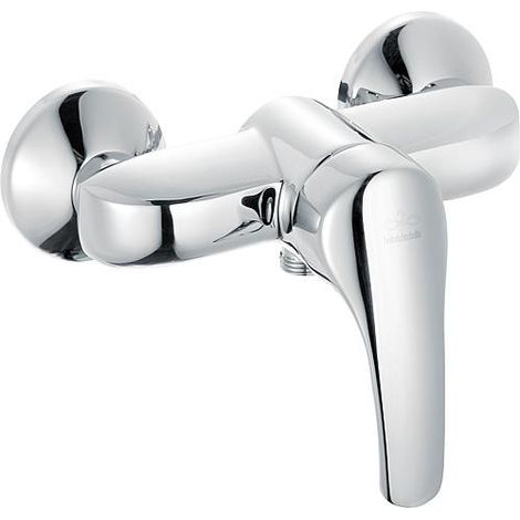 Mitigeur de douche avec douchette Serie Ascona, Saillie 150 mm, Chrome