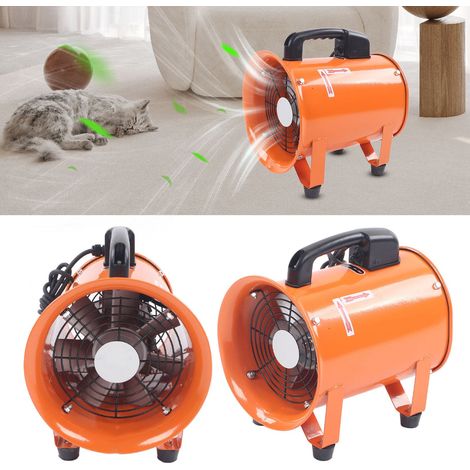 Ventilateur portatif Yongji 8 pouces, ventilateur de ventilation portable, extracteur d'air marin, 1680 m³/h, circulateur d'air haute vitesse robuste, ventilateur industriel portable silencieux, souff (1/5)