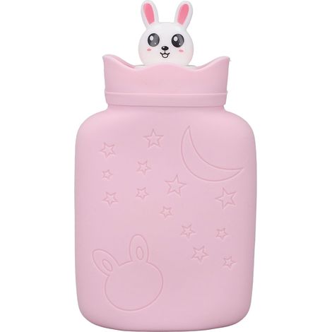 Bouillotte Silicone Sûre Design Mignon Chauffe Micro-ondes Portable Bouteille Eau Chaude (1/5)