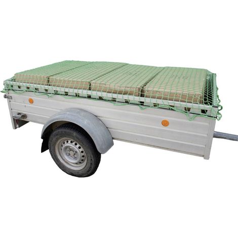 HP Autozubehör 25166 Rete per rimorchio (L x L) 4 m x 3 m Con cinghia in gomma (1/3)