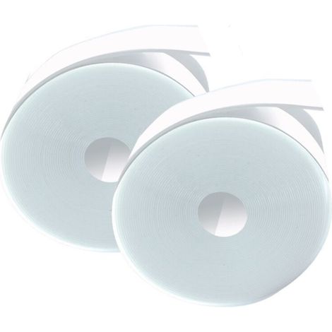 Confezione da 2 STRISCE ISOLANTI Striscia sigillante autoadesiva trasparente Isolamento termico per porte e finestre Impermeabile Facile da installare Per risparmiare denaro (1/4)