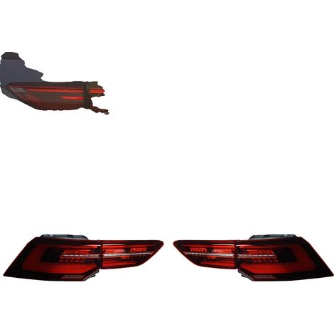Set di luci posteriori a LED, compatibili con Golf 8, rosse, LED potenziati (1/2)