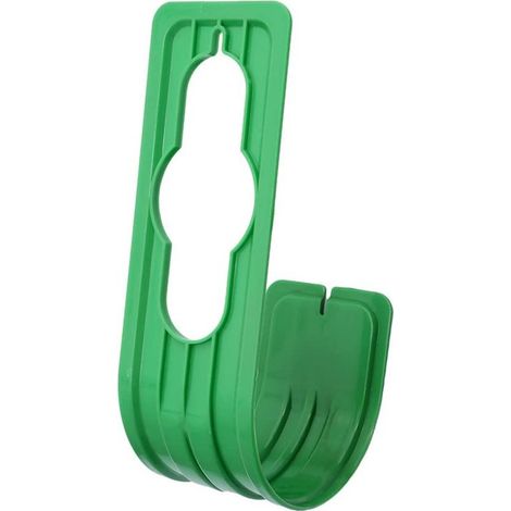 Support de tuyau d'arrosage métallique vert (1/5)