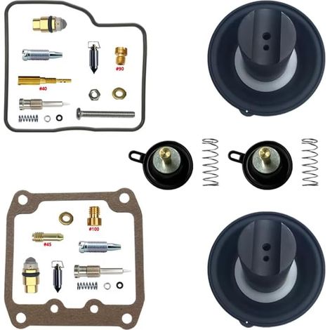 MARAUDERVZ800 Motorcycle Carburetor Repair Kit 97-04 800 800cc Motorcycle Carb Rebuild Parts Carb Rebuild Kit(Repair Kit,2pcs,Plunger)