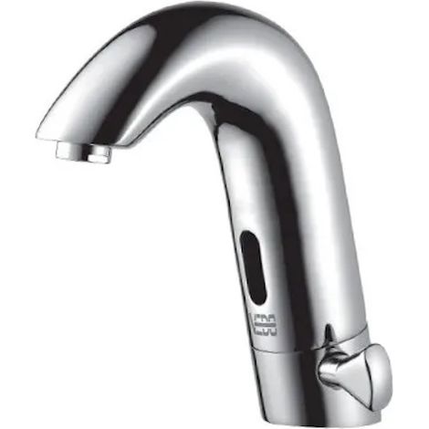Robinet de lavabo électronique avec capteur chromé