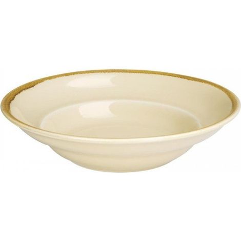 Assiettes À Pâtes Kiln Couleur Sable 250mm (Lot de 4) - Ref DC304 - Olympia