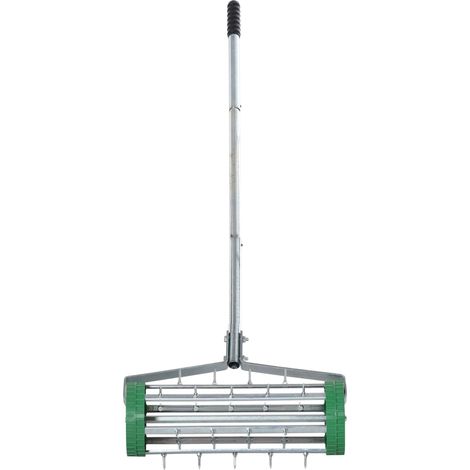 Aérateur de gazon manuel à rouleau 43,5 cm avec pointes en acier galvanisé
Rouleau aérateur de pelouse manuel (1/4)