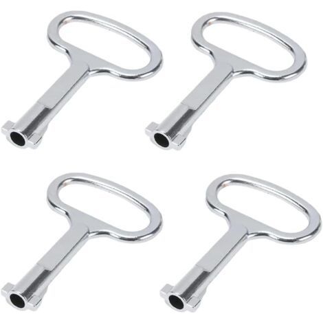 (5mm)Set of 4 cabinet keys, utility keys, electrical cabinet keys, water meter valve keys, electrical cabinet keys, meter box keys (1/5)