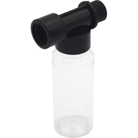 Lance À Eau Haute Pression - 2-en-1 Avec Buse Réglable Et Réservoir De Mousse - Pour Jardin, Voiture, Terrasse, Clôture - 1 Pièce