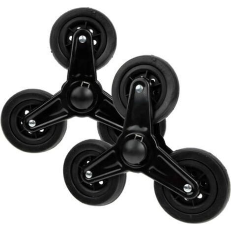 ruedas plegables para carrito de compras, ruedas para subir escaleras, repuestos portátiles, ruedas ligeras para subir escaleras, ruedas triangulares para subir escaleras