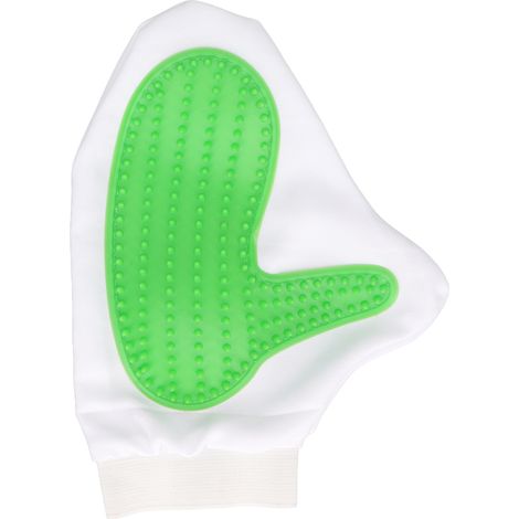 Gants de toilettage pour animaux de compagnie, démêlage, bain et massage de la fourrure pour chats, chiens, chevaux, lapins (1/5)
