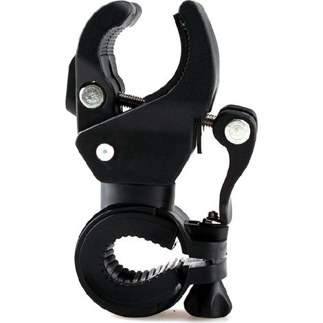 Taschenlampenhalterung, Fahrradlicht, Lenkerhalterung und Klemme (1/5)