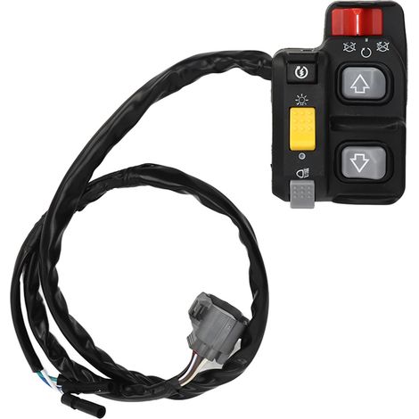 Commutateur électrique de changement de vitesse bouton-poussoir marche/arrêt guidon pour TRX250 Recon ES 2002-2004 (1/5)