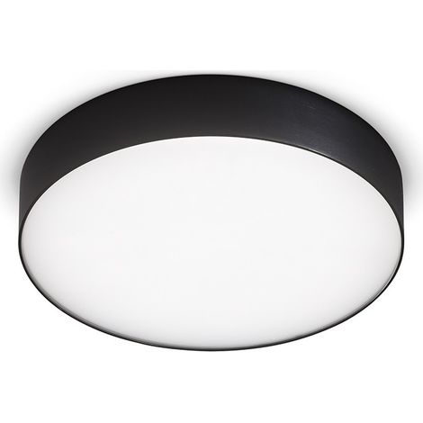 Plafonnier Gpl272N En Aluminium Noir Mat 30W Led Intégré 4000K Lumière Naturelle - Gealuce Design Moderne Pour Éclairage Intérieur (1/2)