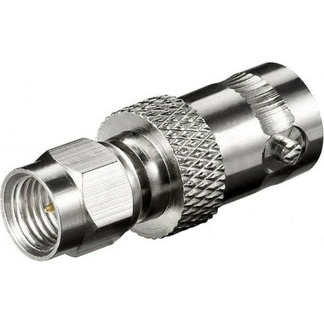 SMA-Stecker BNC-Buchse – mit Goldkontakten für RG 174/U-Kabel (11856)