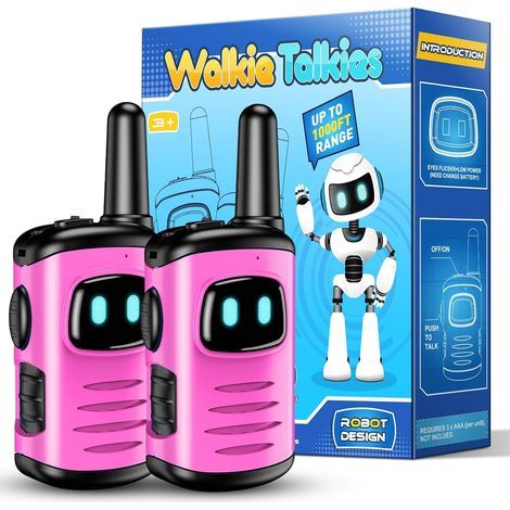 Walkie-Talkies, Lightweight 81g, 300m Range, Single Button, Toy for Children 3-10 Years (1/5)
