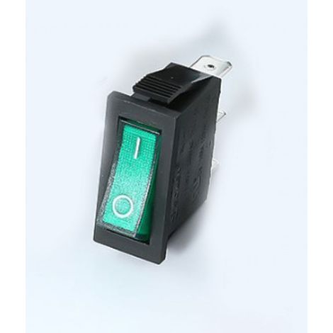 SHINING HOUSE 5er-Pack 3-polige Ein/Aus-Wippschalter, grüne LED, 16 A, 250 V AC (1/5)