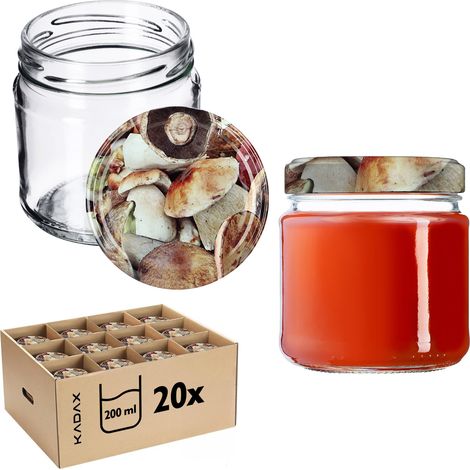 KADAX Glas Klara 200ml fi66 TO-210 Packung mit 20 Stück + (1/5)