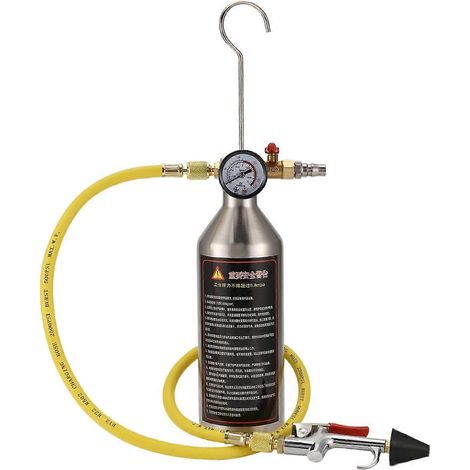Kit de rinçage pour climatisation, kit d'outils de nettoyage des tuyaux de climatisation automobile, kit de rinçage pour climatisation R134A (1/5)