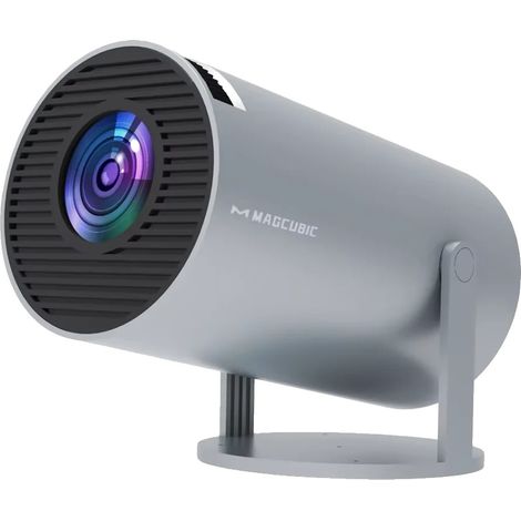 Projektor, 8K-Auflösung, Dual-WiFi-6-Konnektivität, HY300Pro-Grau, EU-Stecker (1/2)