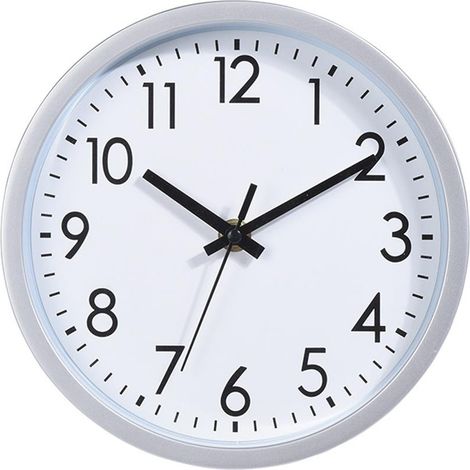 Runde Wanduhr in verschiedenen Farben mit weißem Hintergrund Ø20x3,8cm