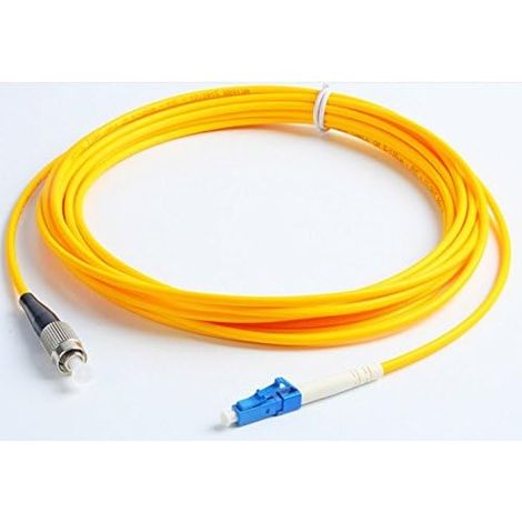 Cable de conexión de fibra óptica monomodo LC-FC, conector de fibra óptica LC a FC de 3 m (1/3)